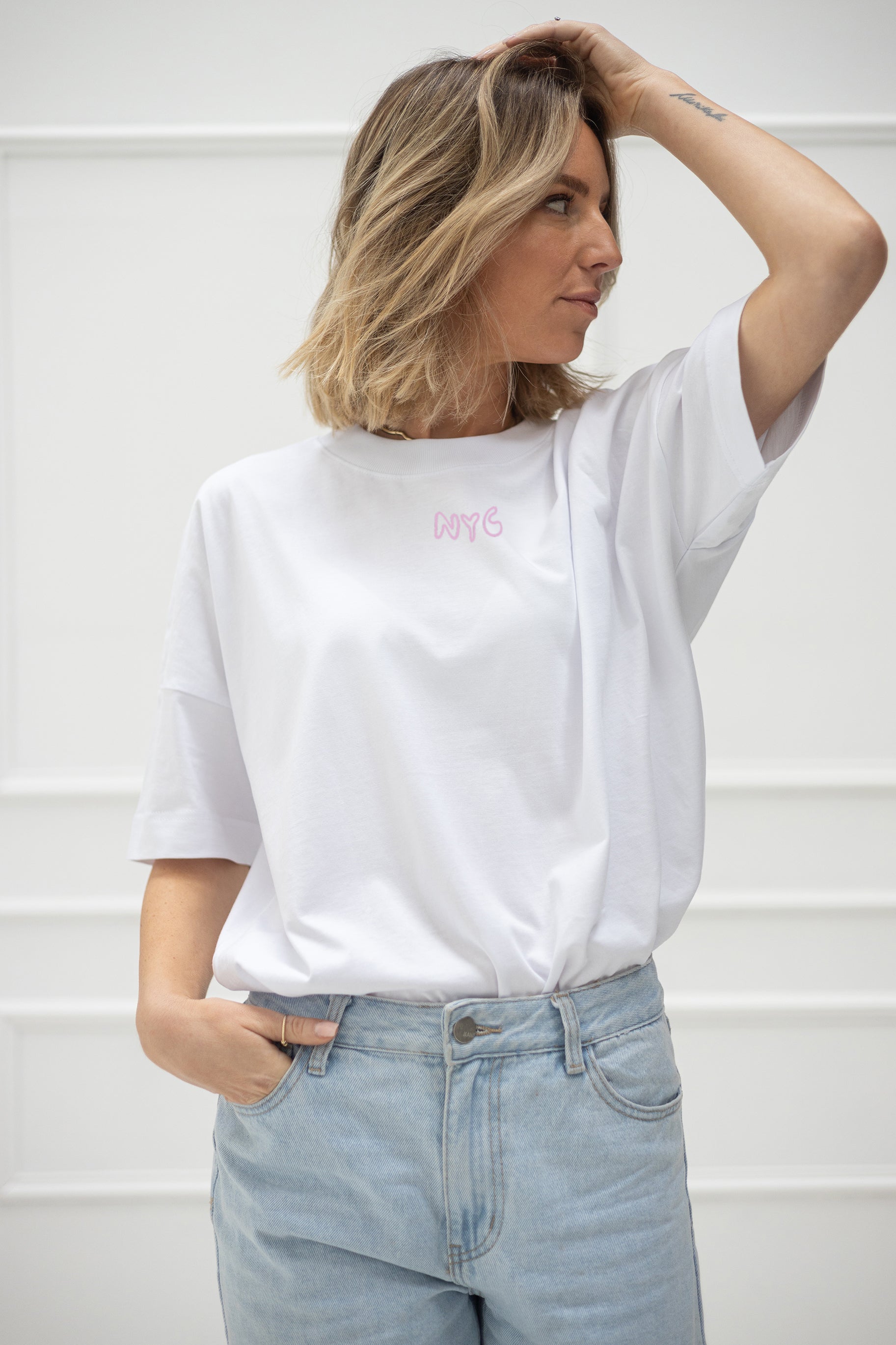 T-Shirt "NYC" – White