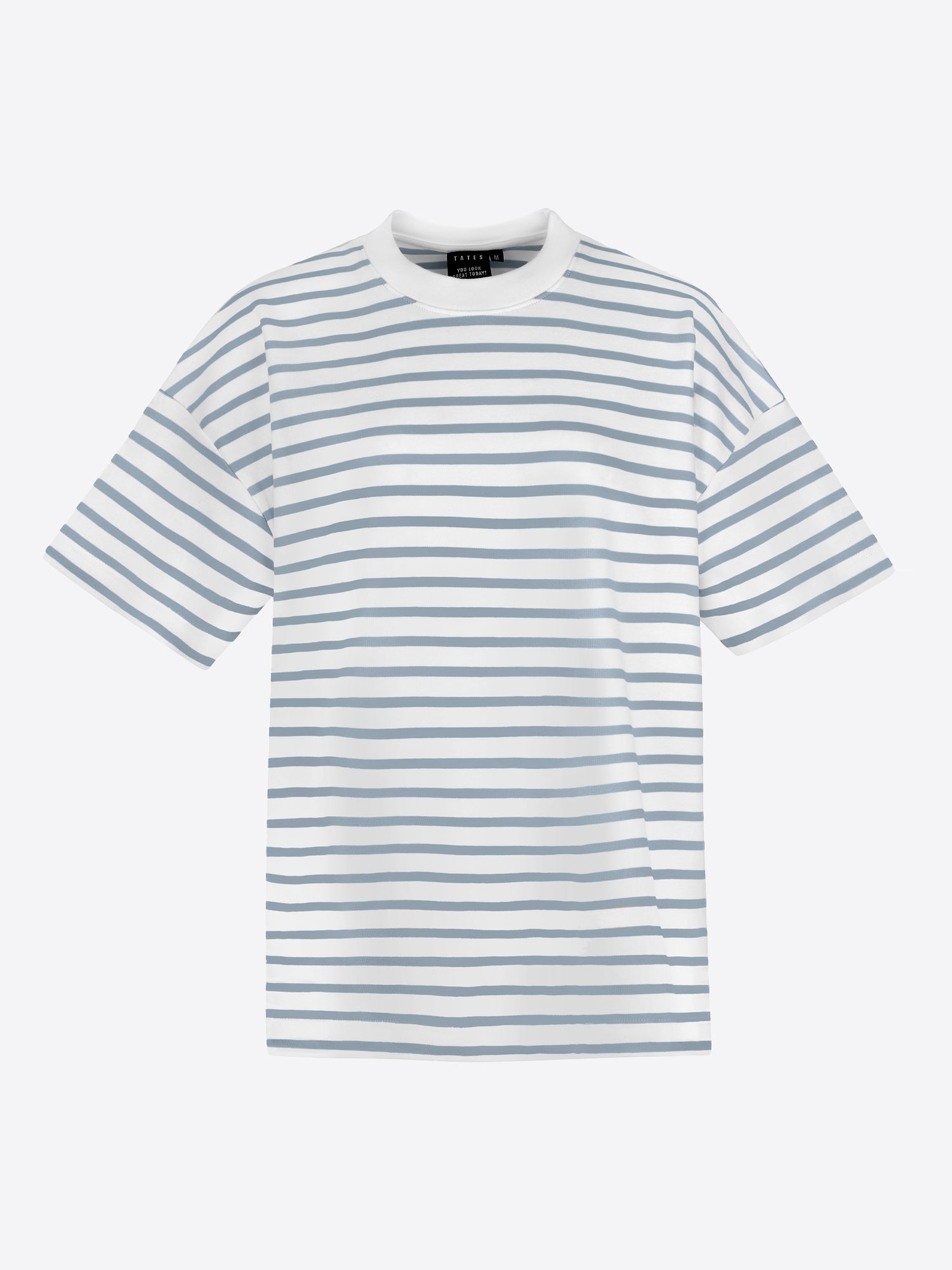 Oversized T-Shirt 3.0 mit Streifen - Blau