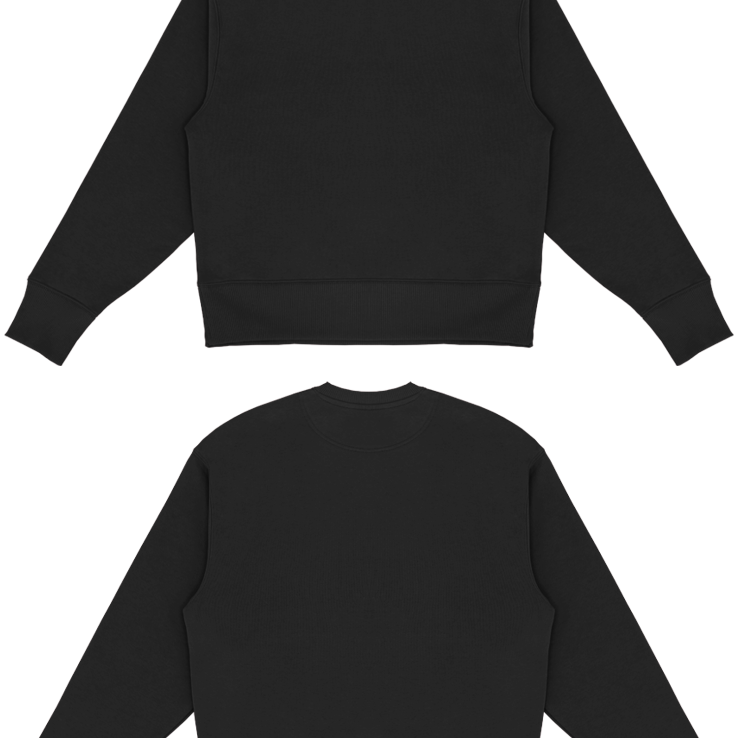 Basic (Build your own) Sweater (Oversized) – Schwarz