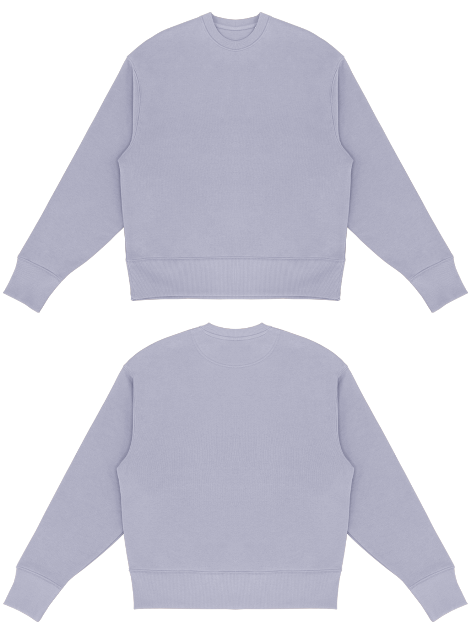 Basic (Build your own) Sweater (Oversized) – Serene blue