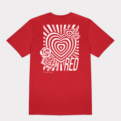 T-Shirt (Normal) mit "Red" Motiv