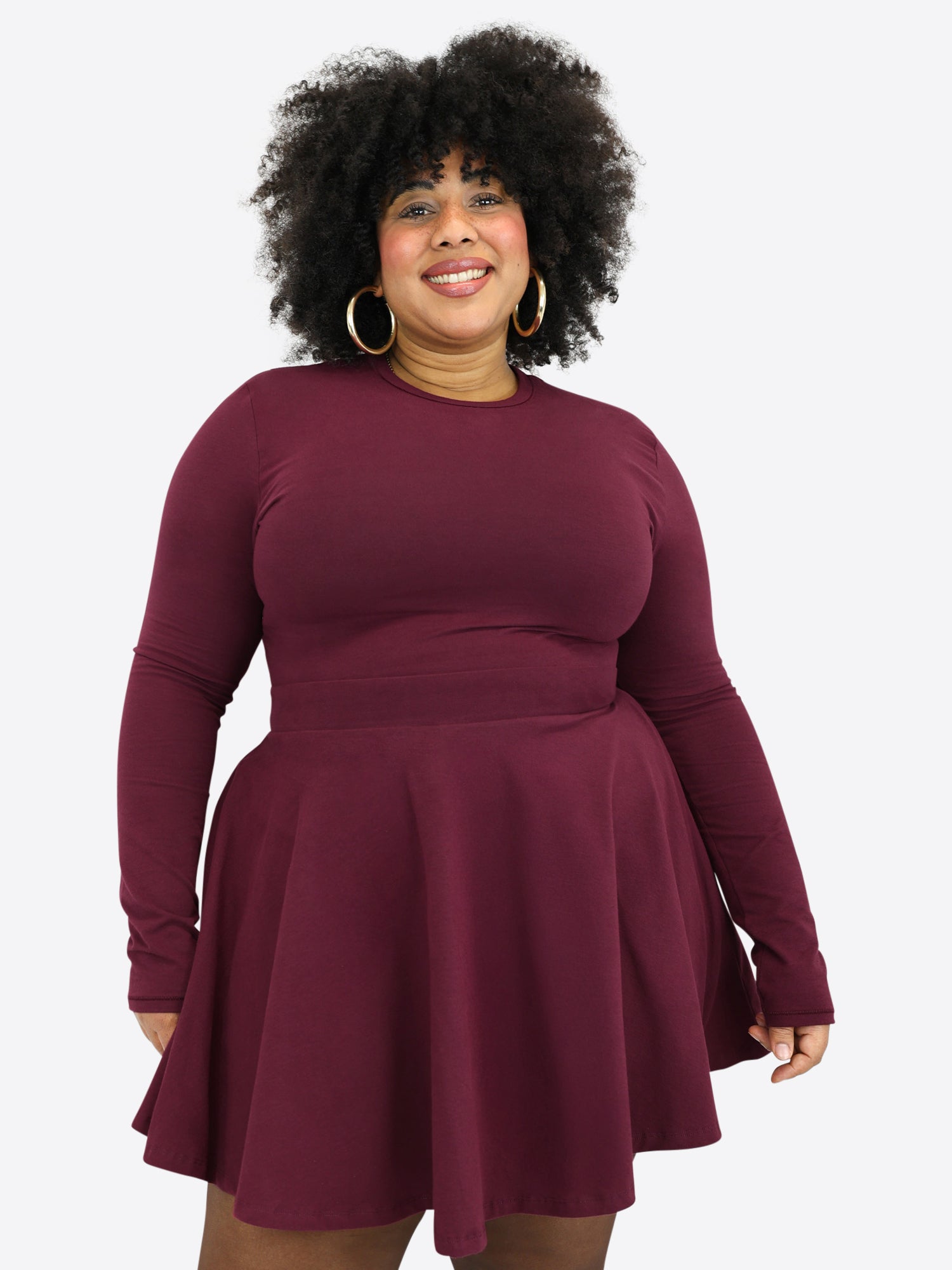 Mini Skort - Plum