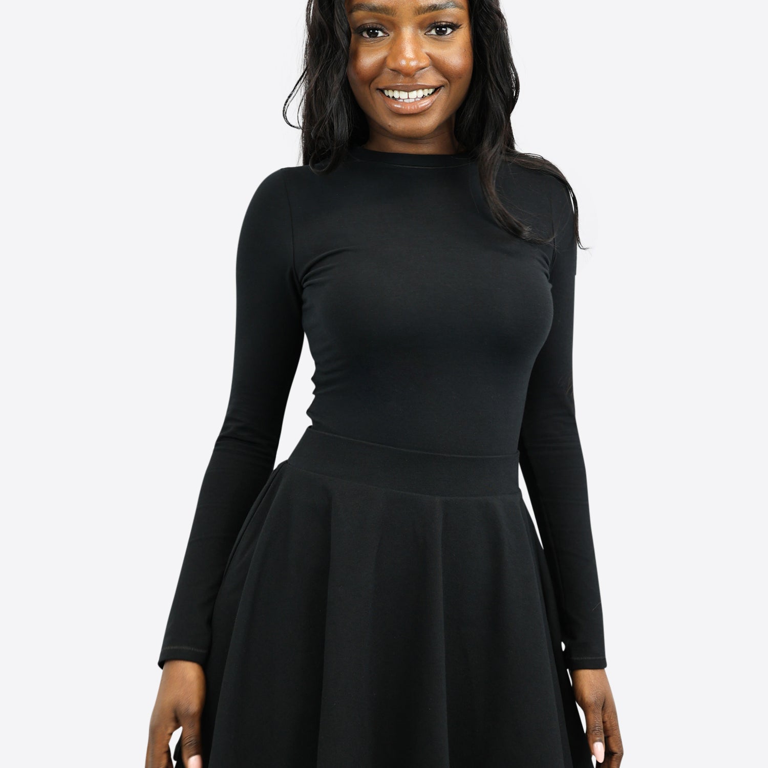 Kurzer Skort - Schwarz