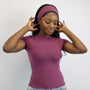 Slim T-Shirt – Aubergine