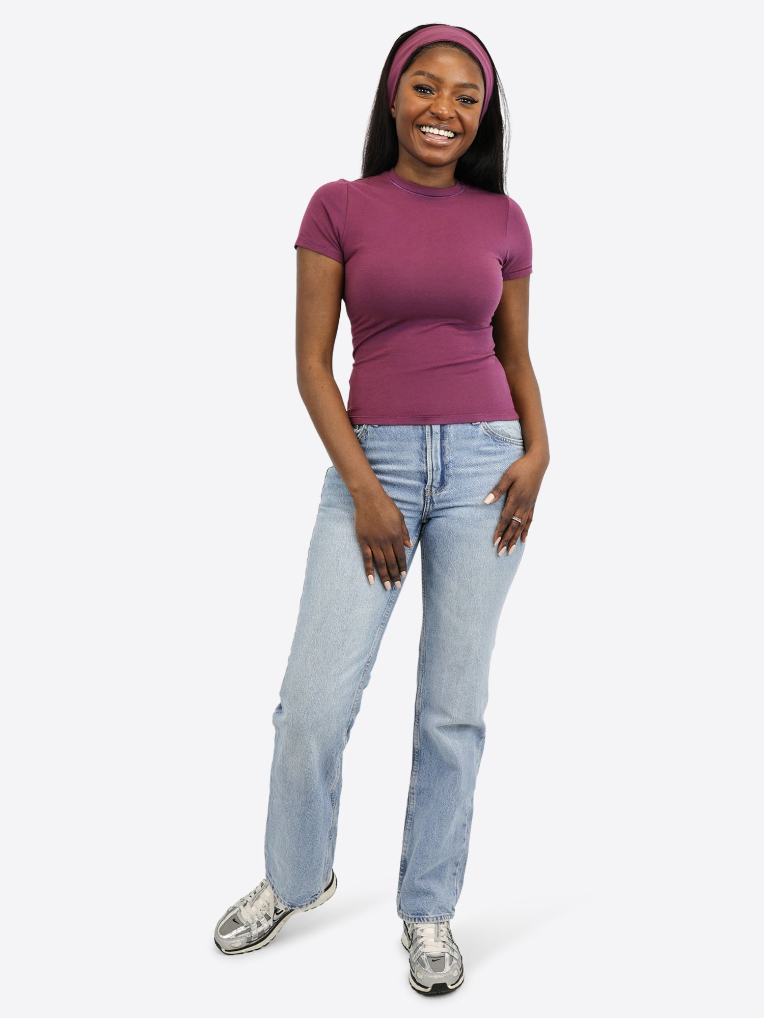 Slim T-Shirt – Aubergine