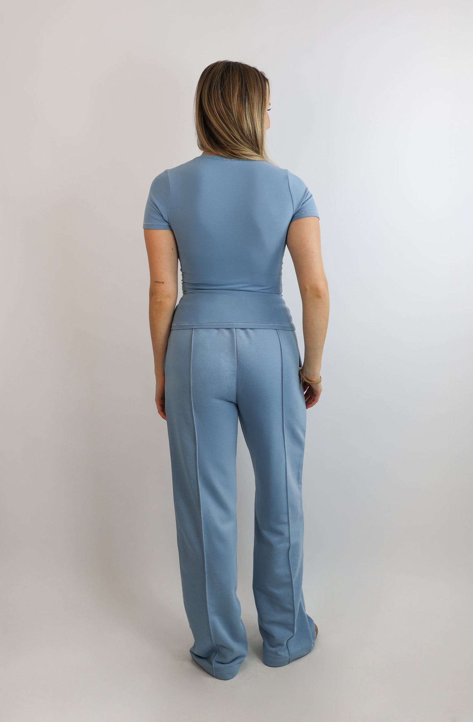 T-Shirt (Slim) – Dusty Blue