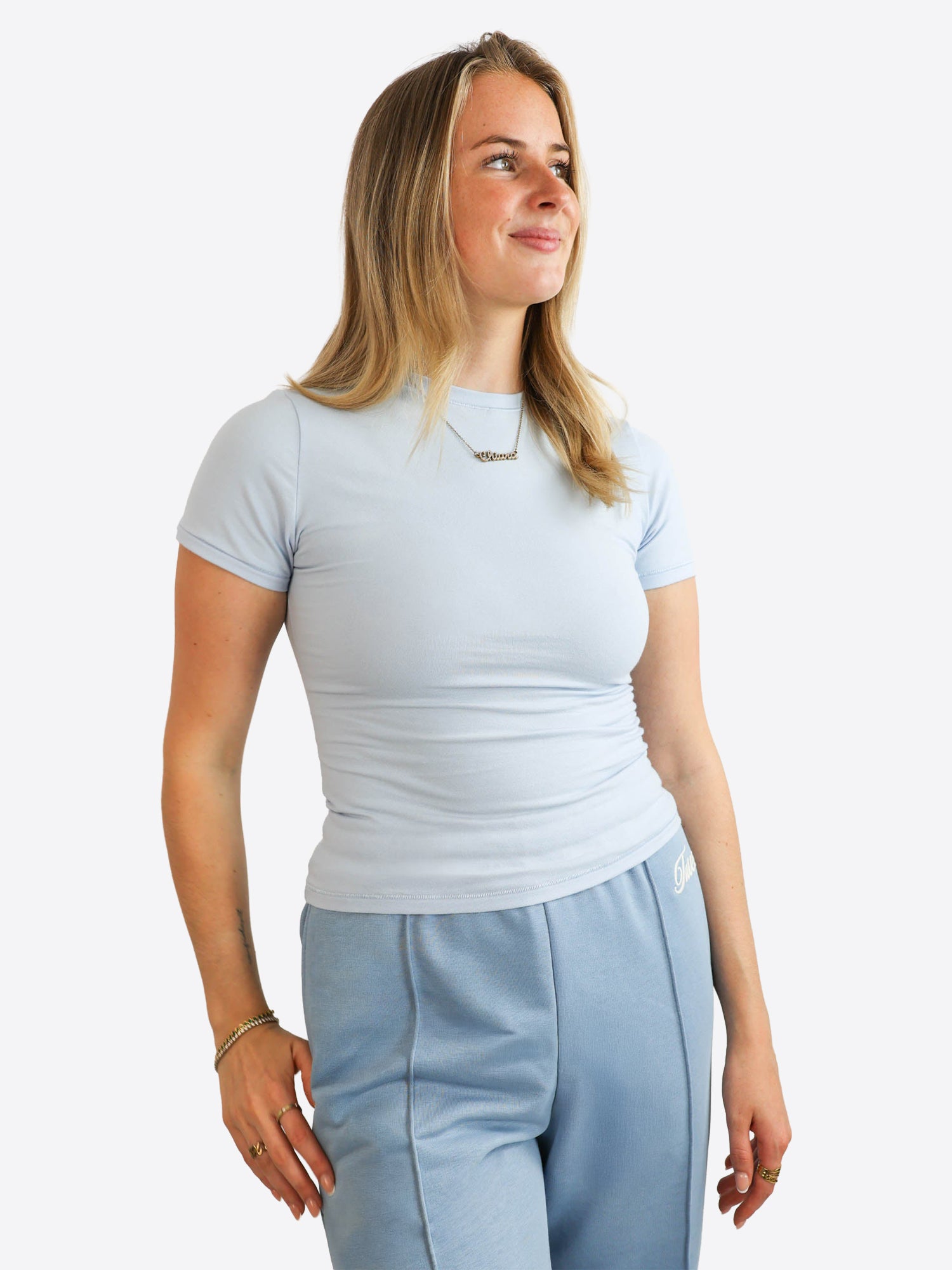 T-Shirt (Slim) – Hellblau