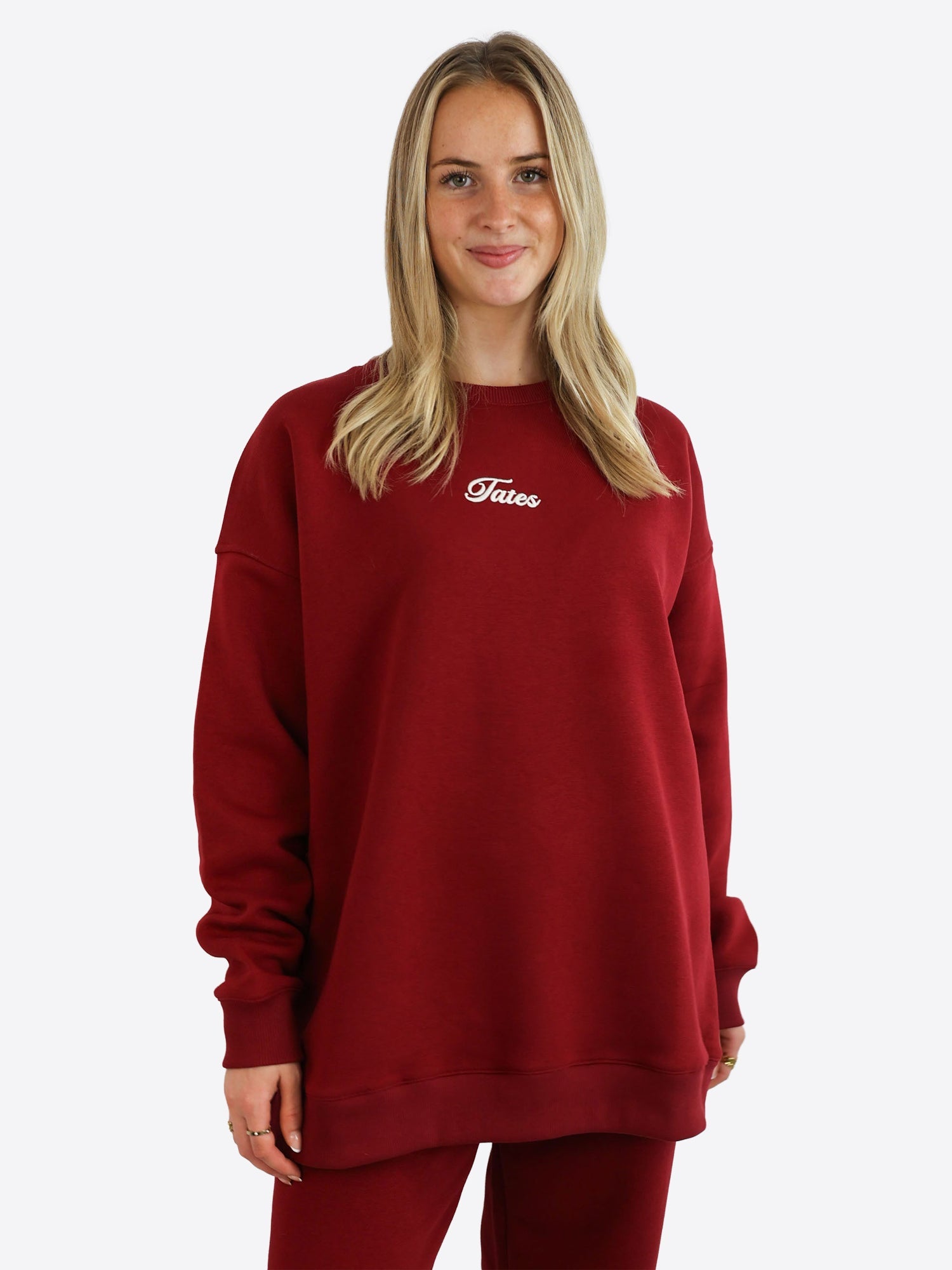 Original Wide Waistband Sweater 2.0 – Cranberry