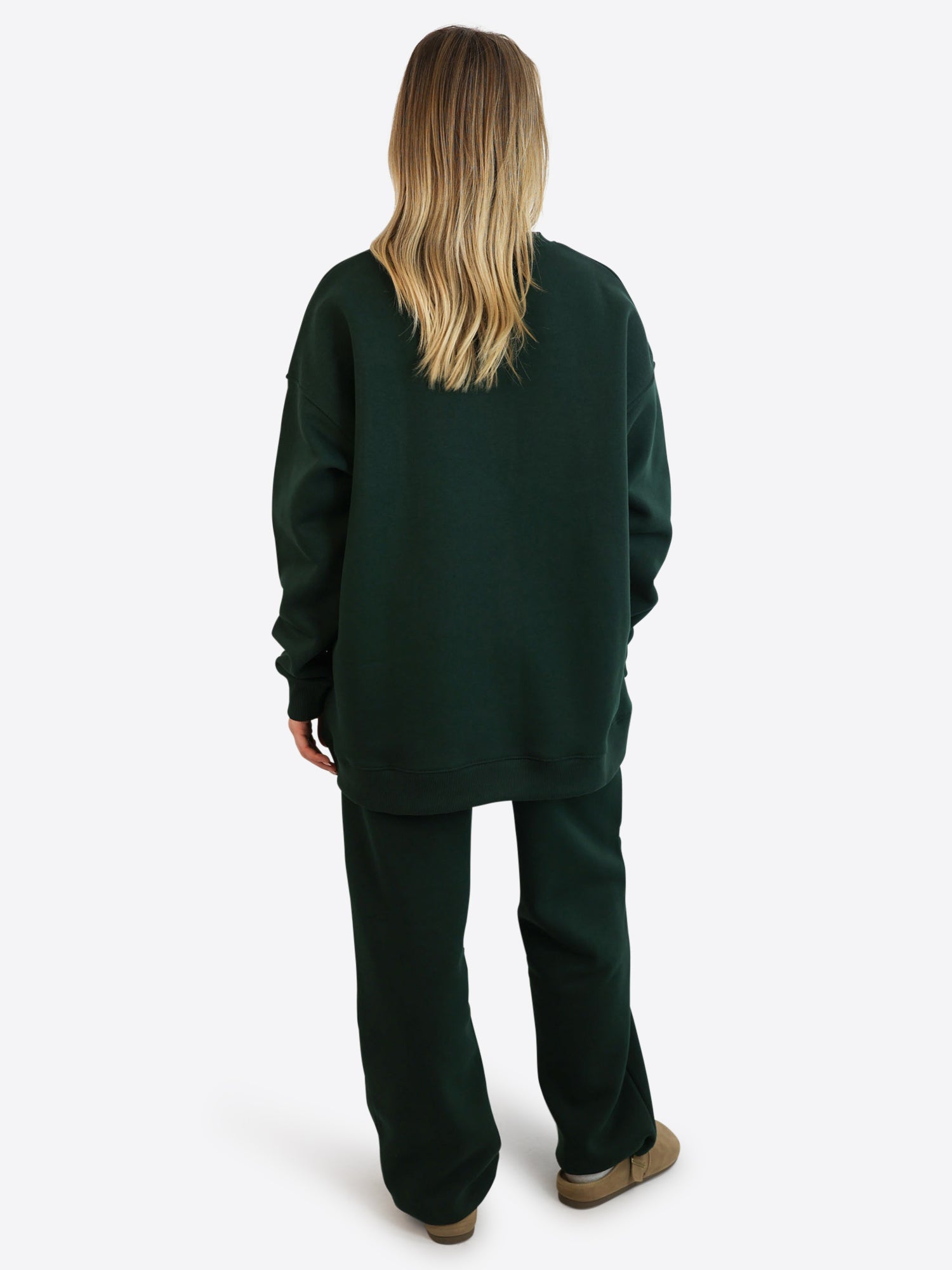 Original Wide Waistband Sweater 2.0 – Pine Green