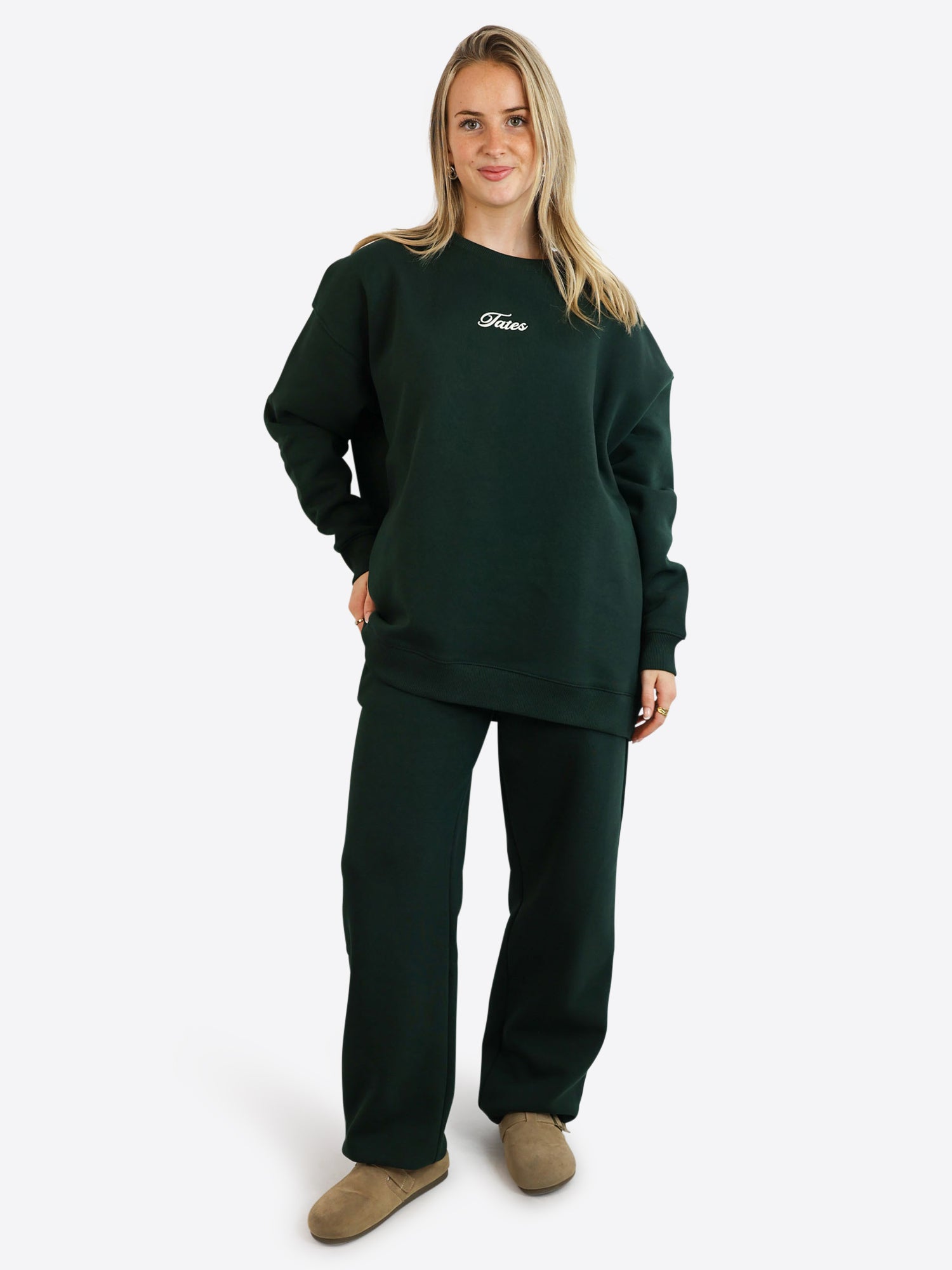Original Wide Waistband Sweater 2.0 – Pine Green