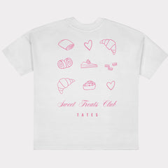 T-Shirt (Oversized) mit "Sweet treats club" Motiv