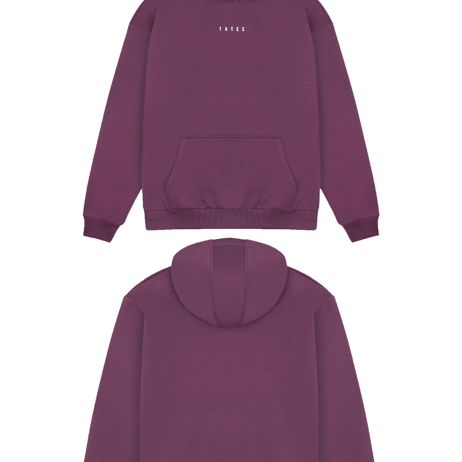 Basic (Build your own) Original Regular Waistband Hoodie – Aubergine