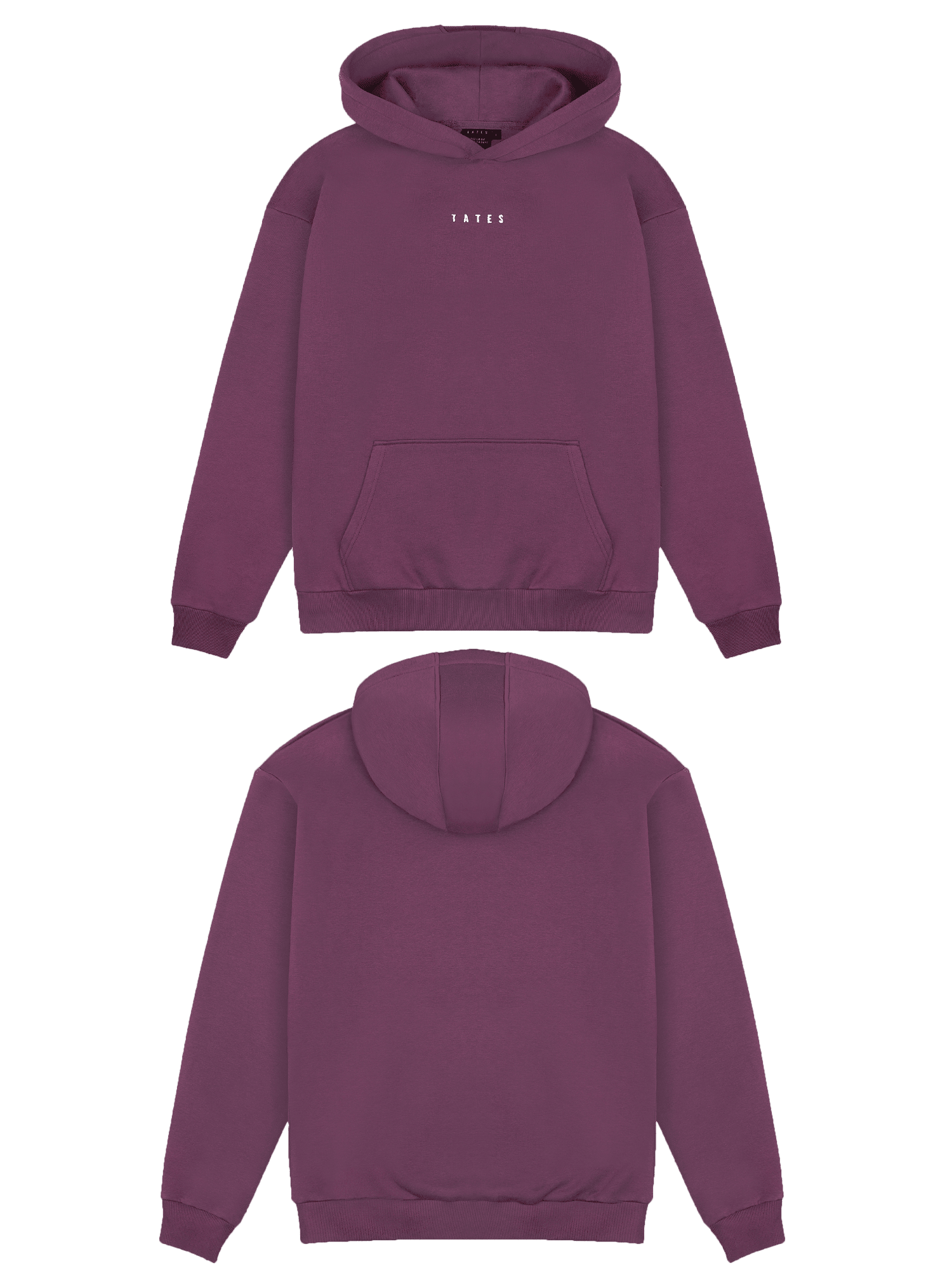 Basic (Build your own) Original Regular Waistband Hoodie – Aubergine