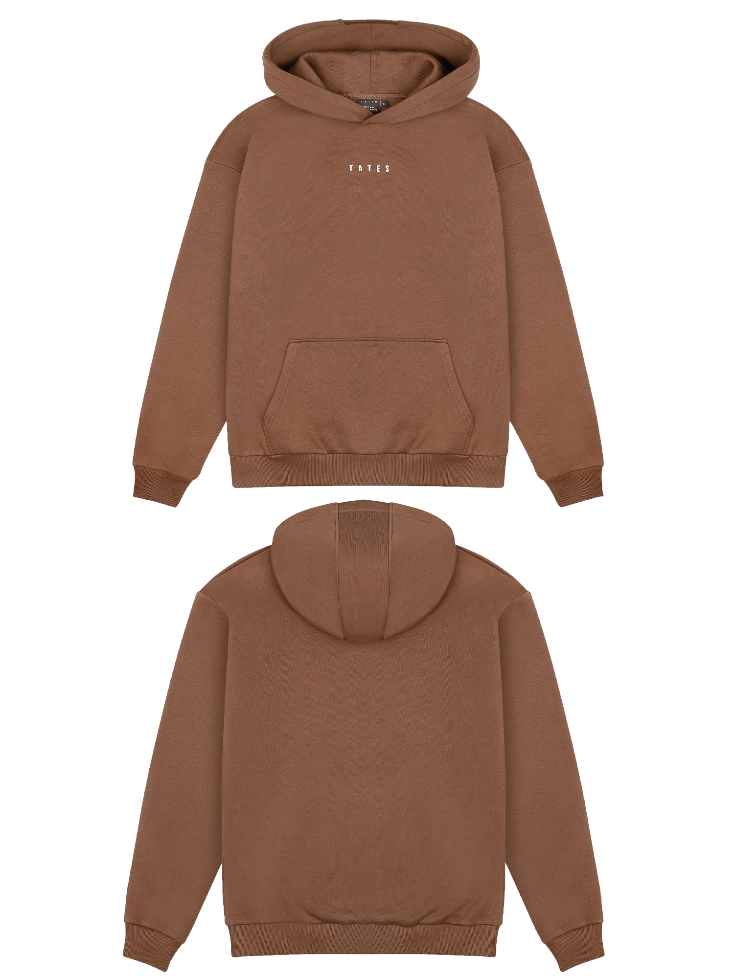 Basic (Build your own) Original Regular Waistband Hoodie – Chocolate