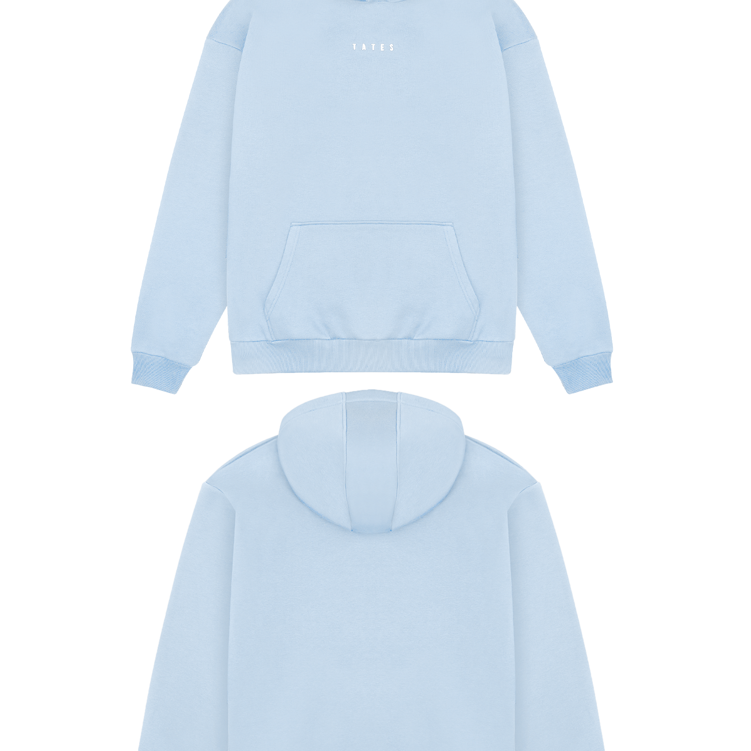 Basic (Build your own) Original Regular Waistband Hoodie – Hellblau