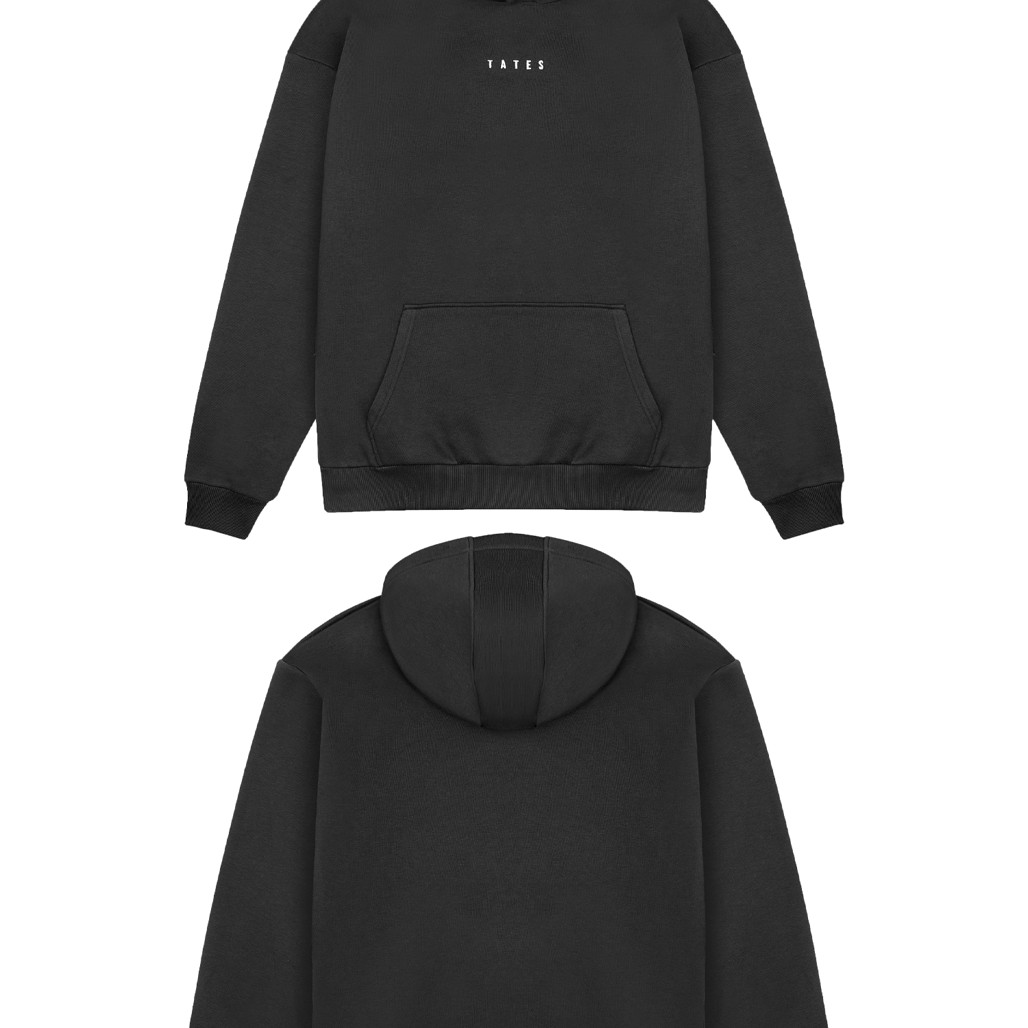 Basic (Build your own) Original Regular Waistband Hoodie – Schwarz