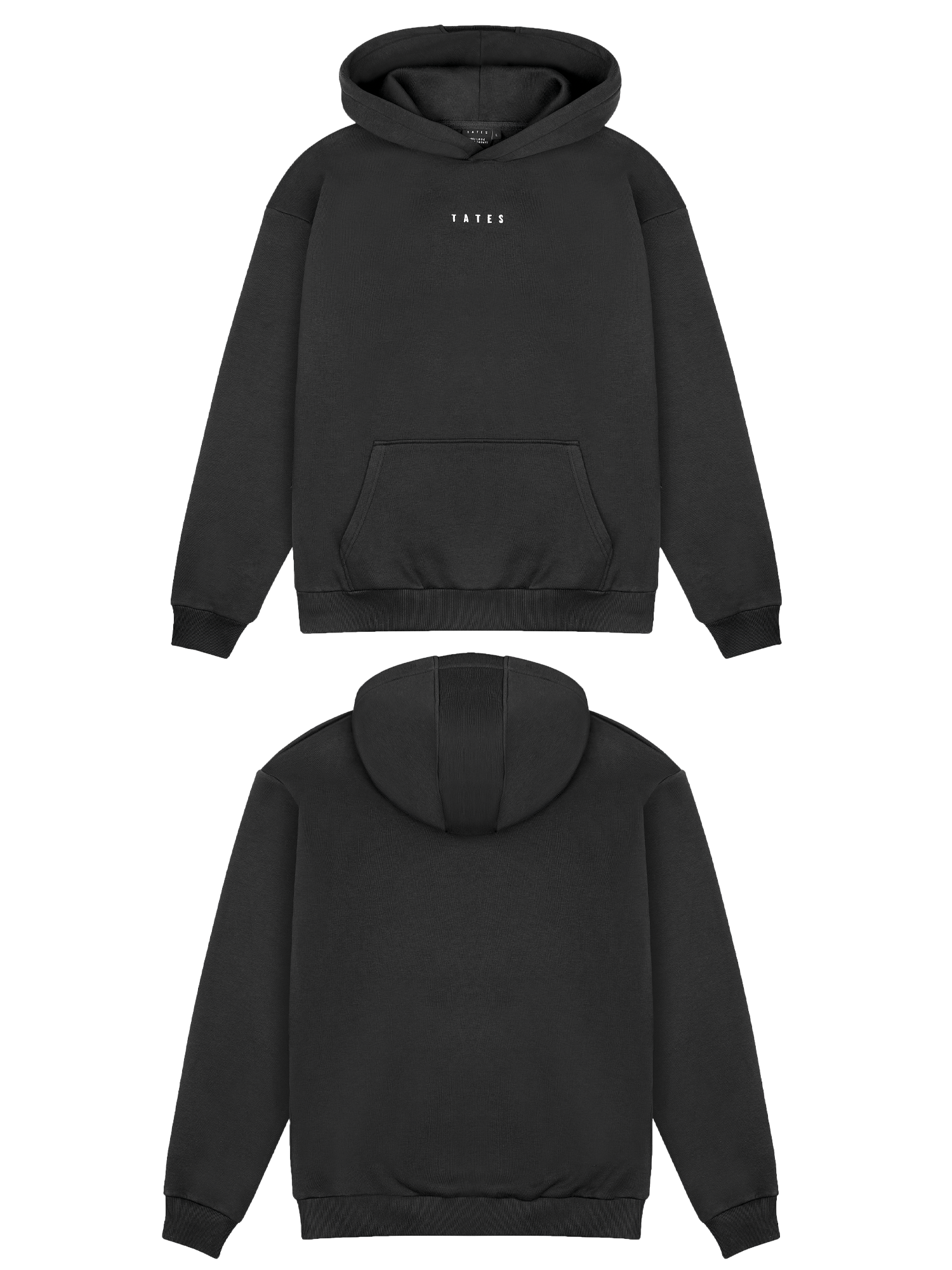 Basic (Build your own) Original Regular Waistband Hoodie – Schwarz