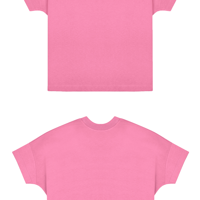 Basic (Build your own) Soft Touch T-Shirt – Bubble pink