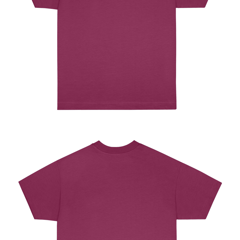 Basic (Build your own) Soft Touch T-Shirt 2.0 – Berry