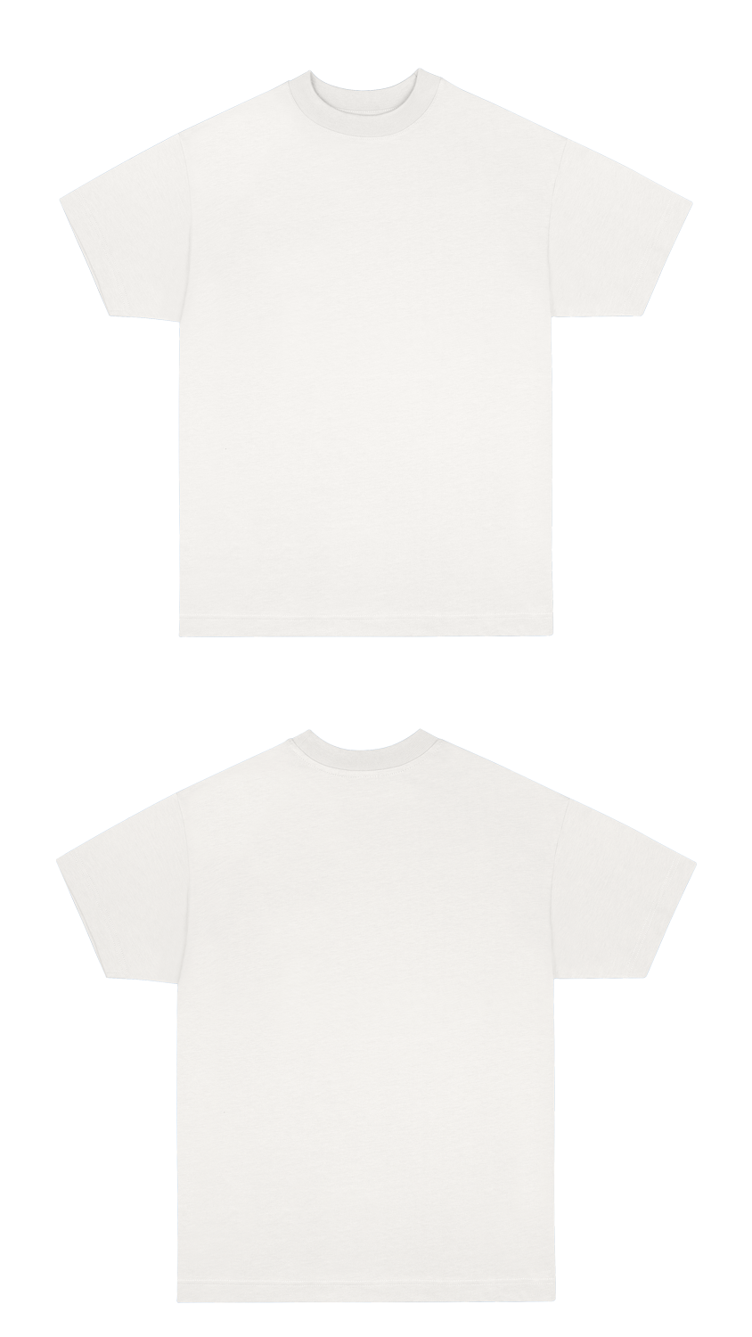 Basic (Build your own) Soft Touch T-Shirt 2.0 – Off white