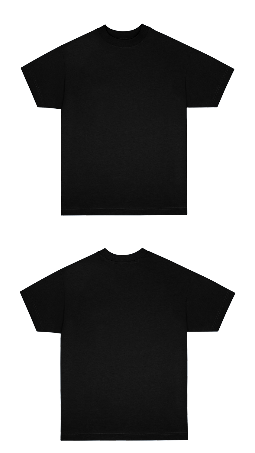 Basic (Build your own) Soft Touch T-Shirt 2.0 – Schwarz