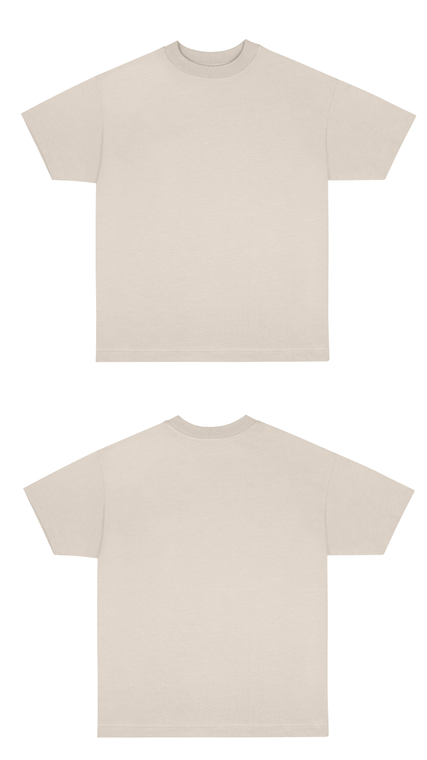 Basic (Build your own) Soft Touch T-Shirt 3.0 – Beige