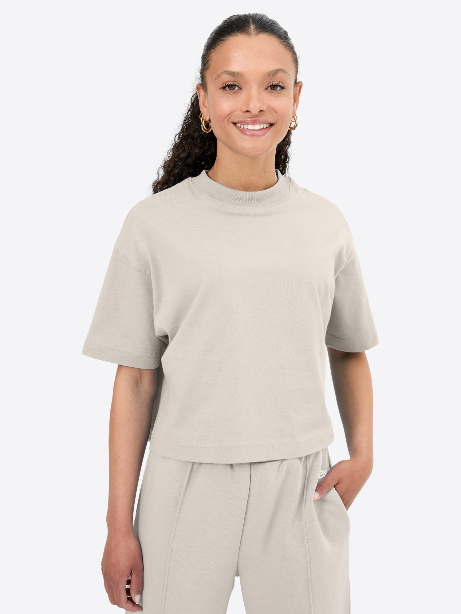 Crop Shirt – Beige