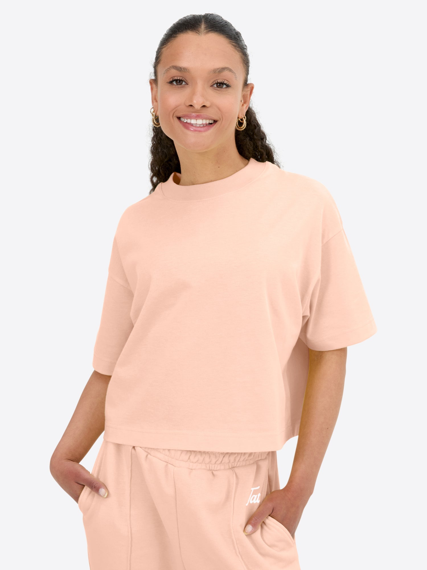Crop Shirt – Peach