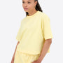 Crop T-Shirt – Butter Yellow