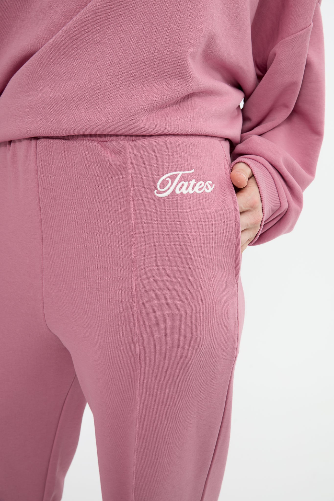 Light Jogginghose mit Biese – Rouge