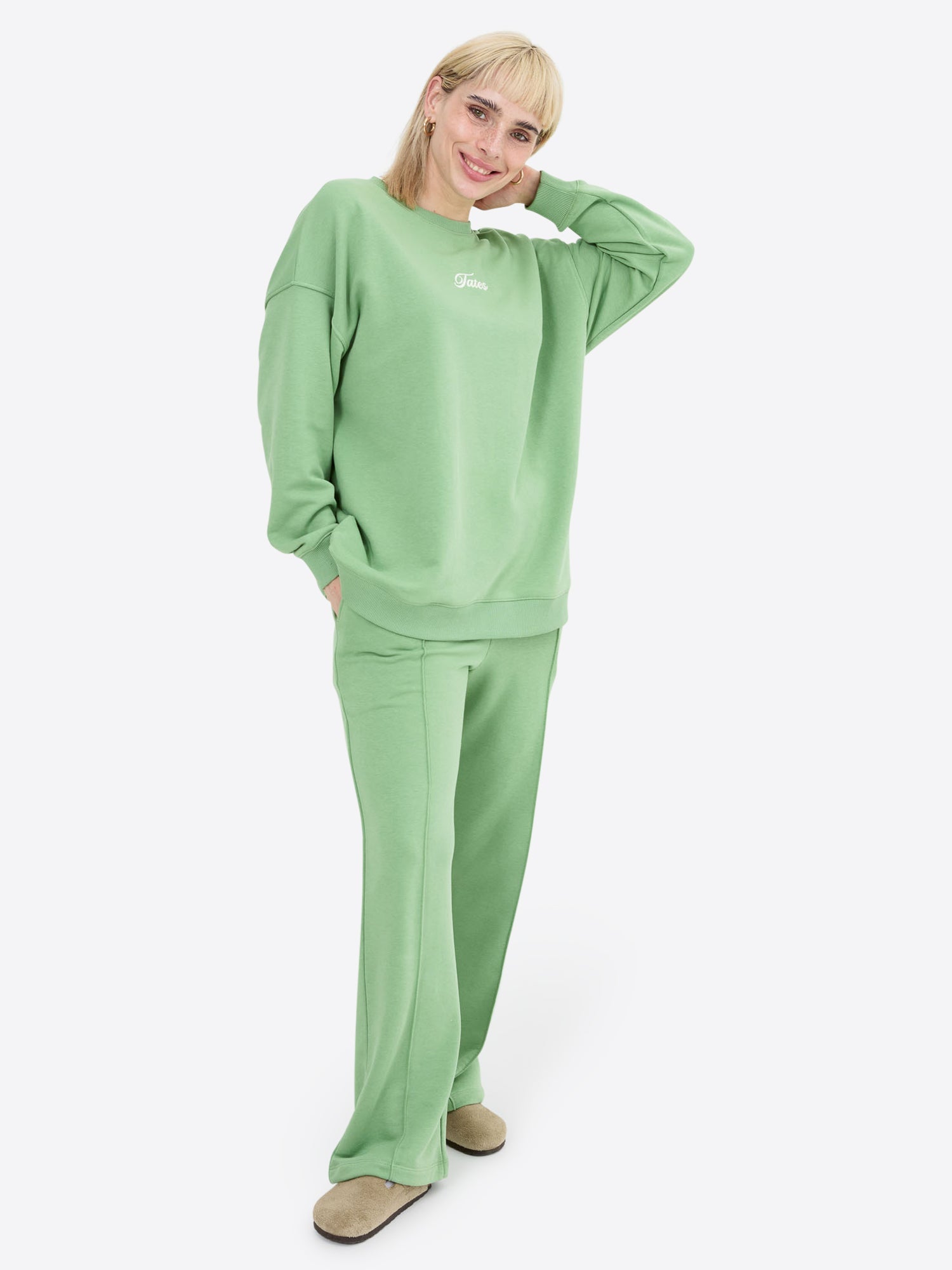 Original Light Wide Waistband Sweater – Matcha