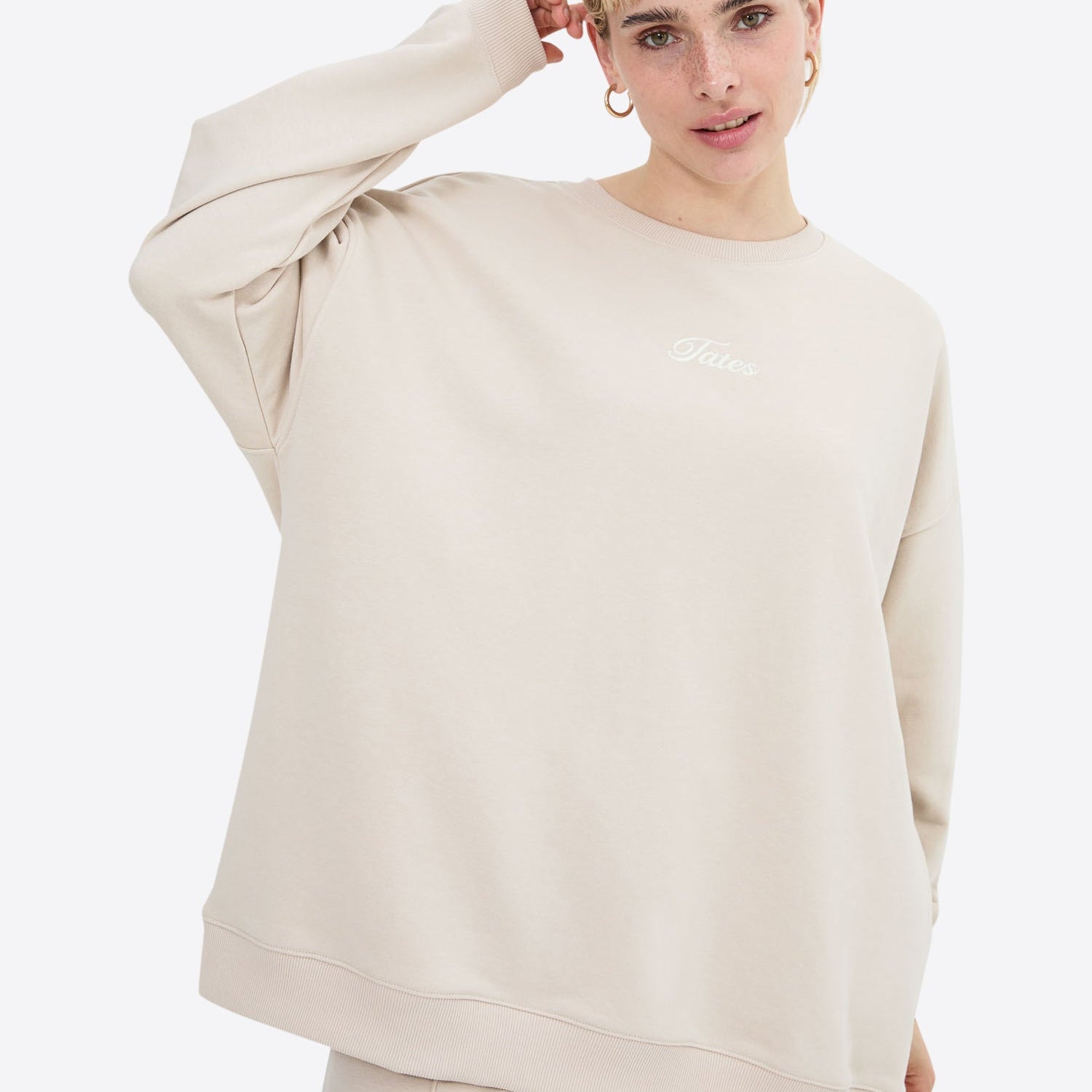 Original Light Wide Waistband Sweater – Beige