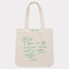 Tote bag mit "a flower" Motiv