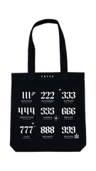 Tote bag mit "Angel numbers" Motiv