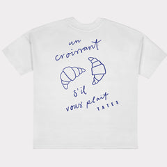 T-Shirt (Oversized) mit "Un croissant" Motiv