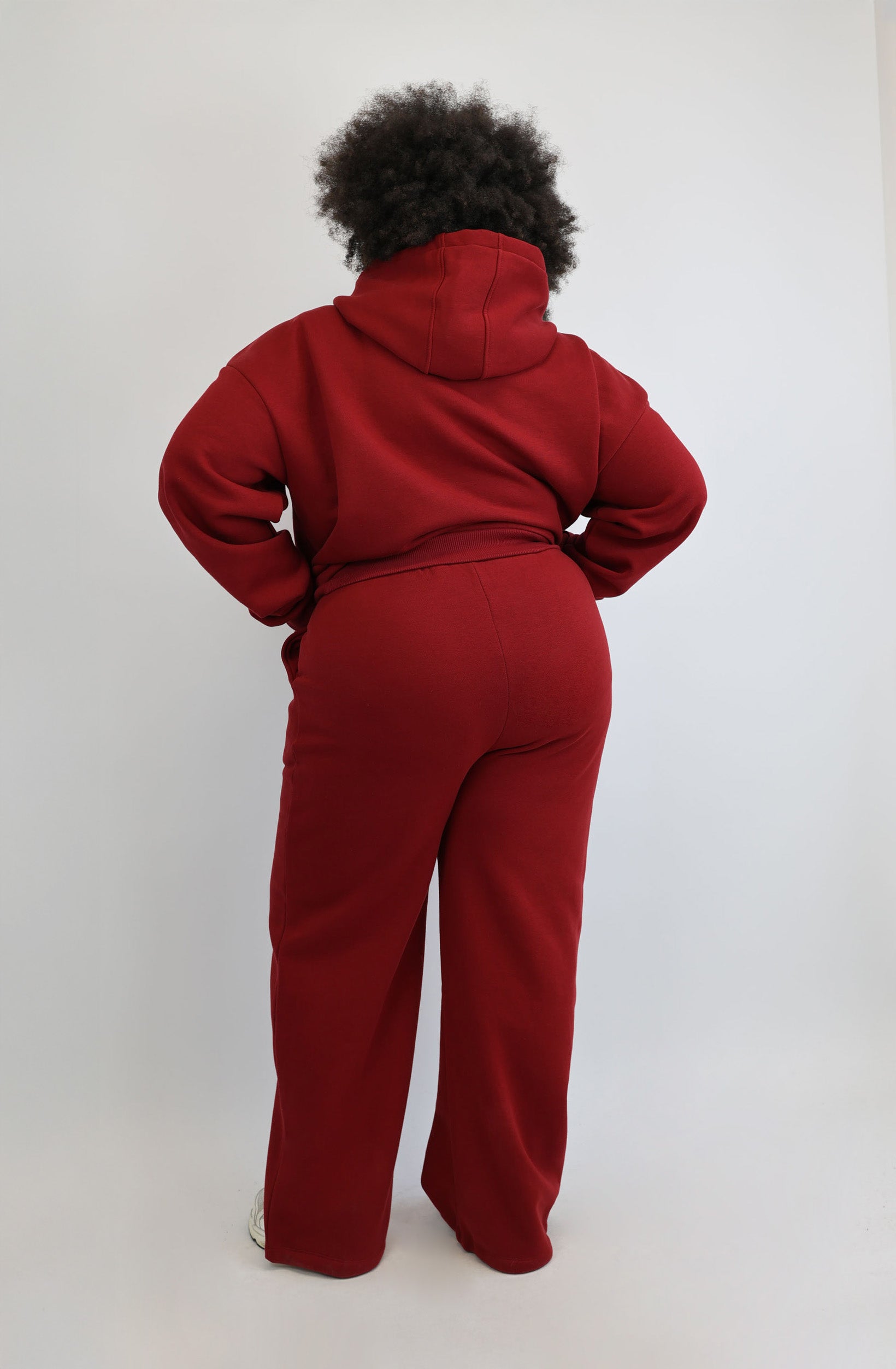 Verstellbare Jogginghose – Cranberry