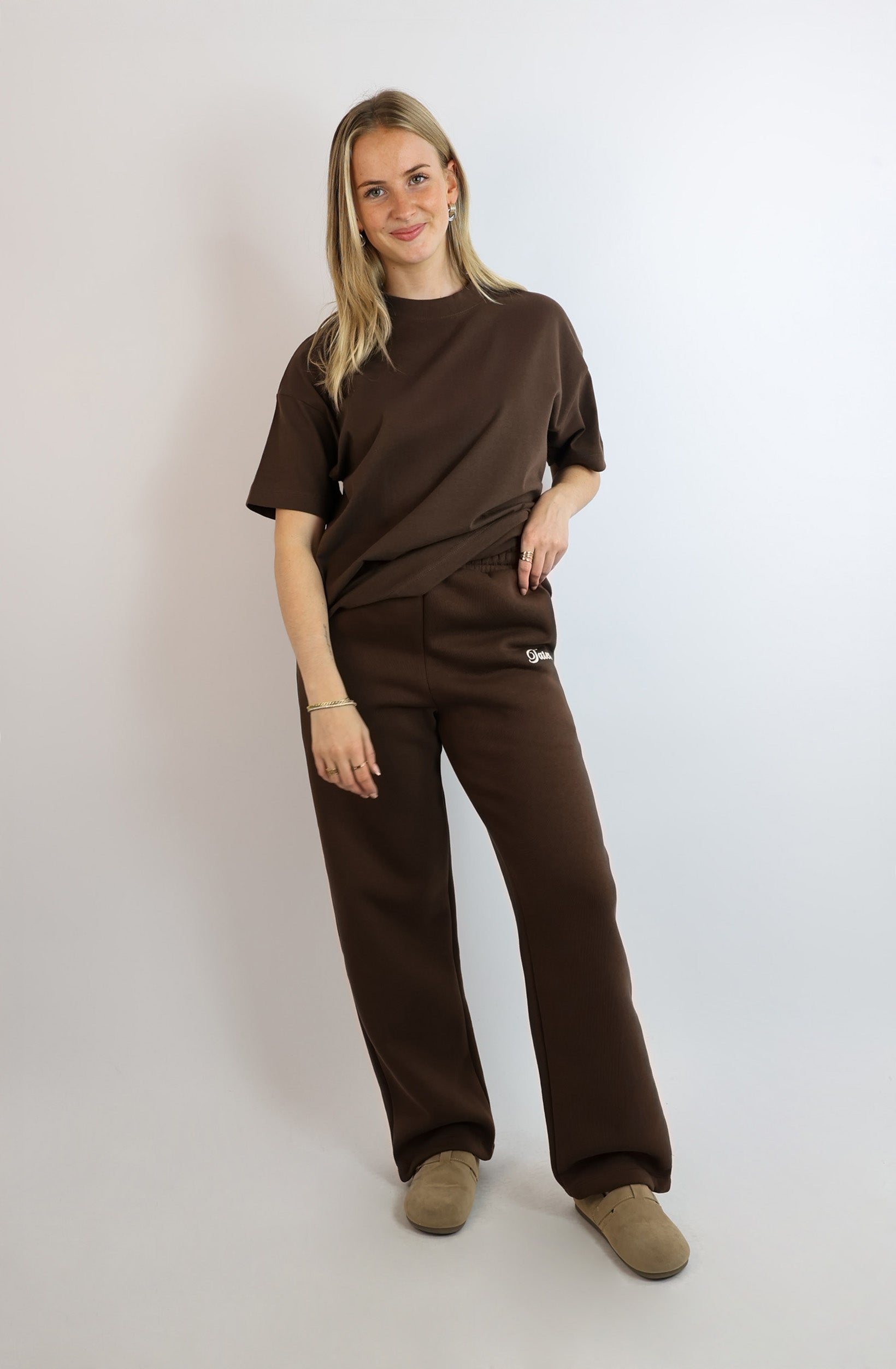 Verstellbare Jogginghose – Espresso