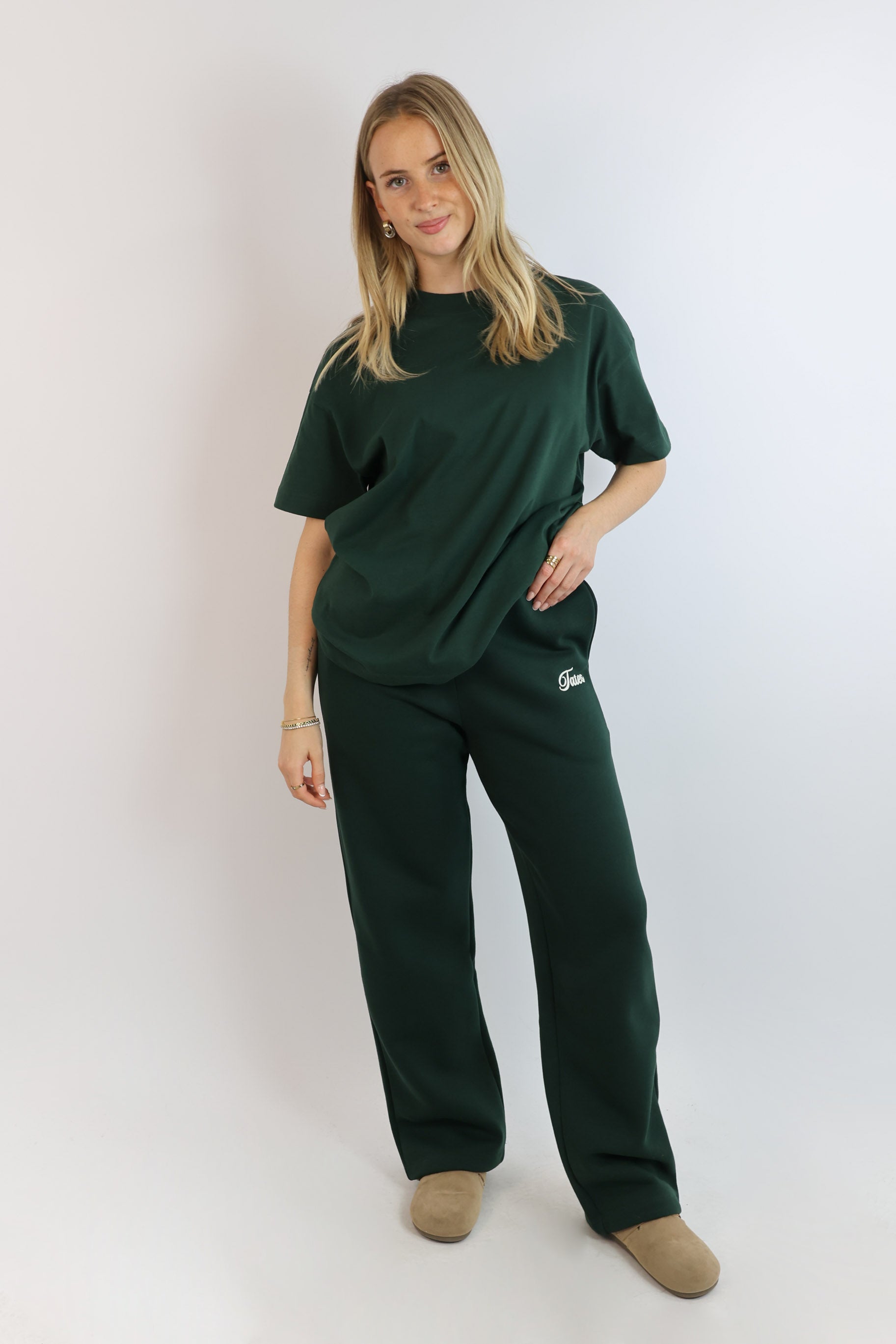 Verstellbare Jogginghose – Pine Green