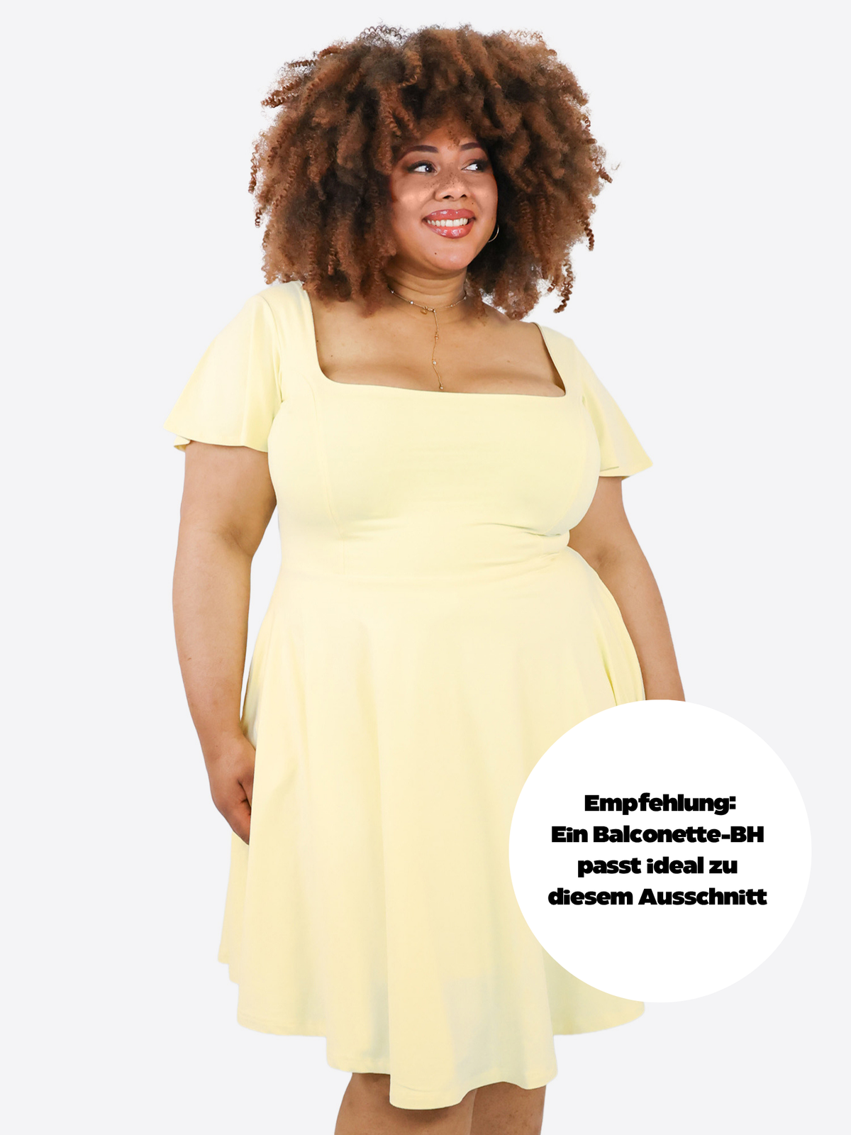 Classic Skort Kleid Ivy - Pastellgelb