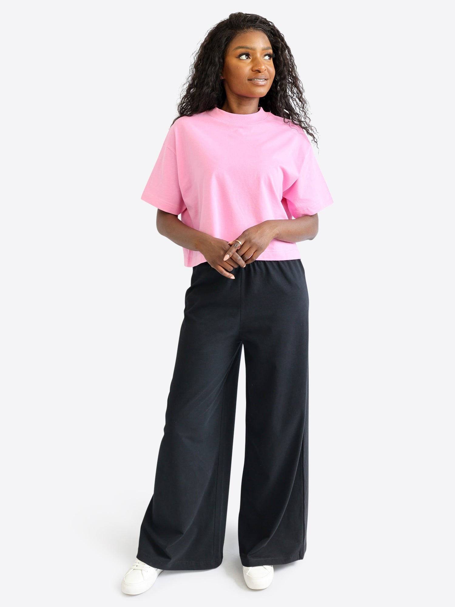 Crop Shirt – Bubble pink