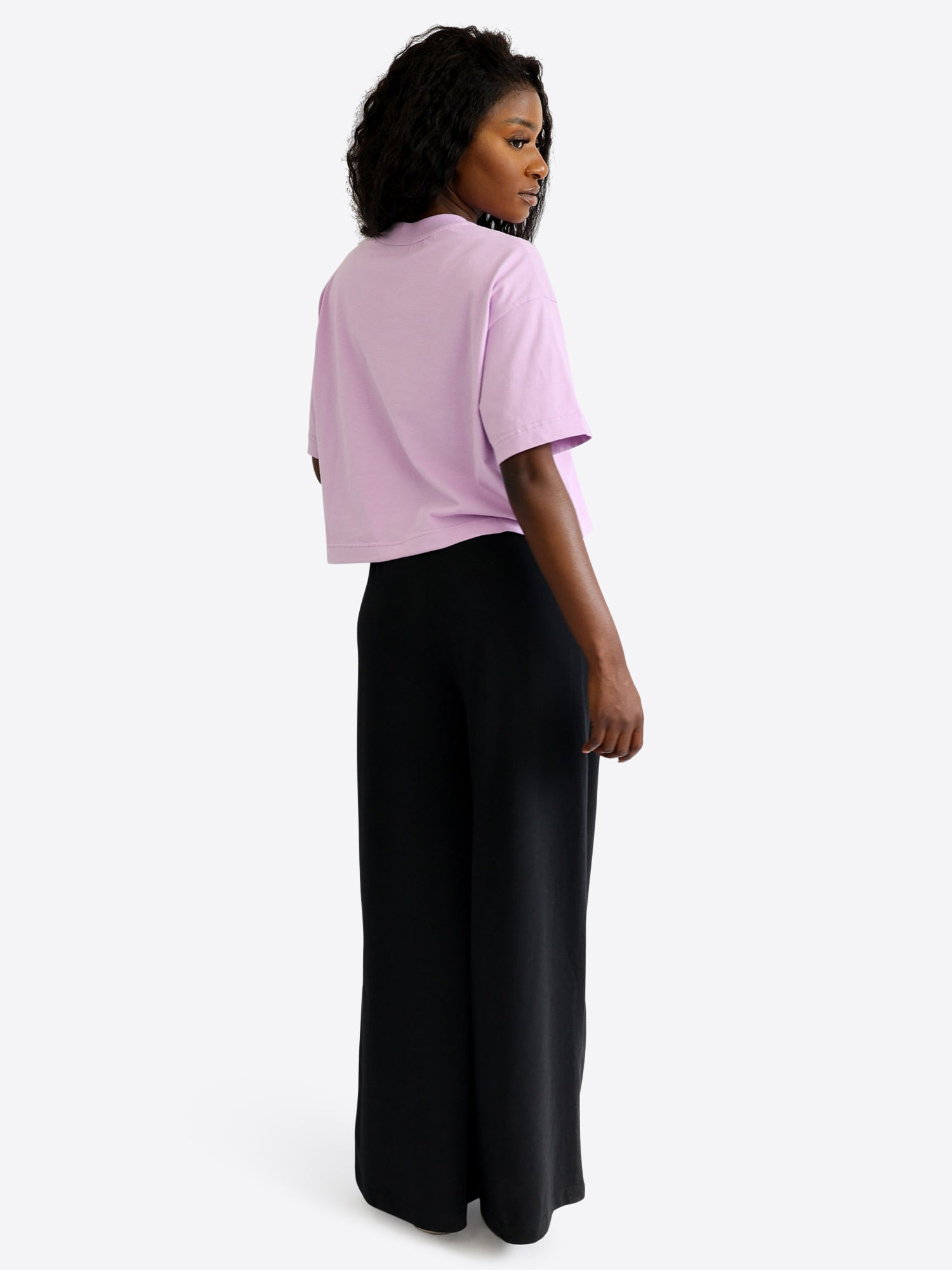 Crop Shirt – Lavender