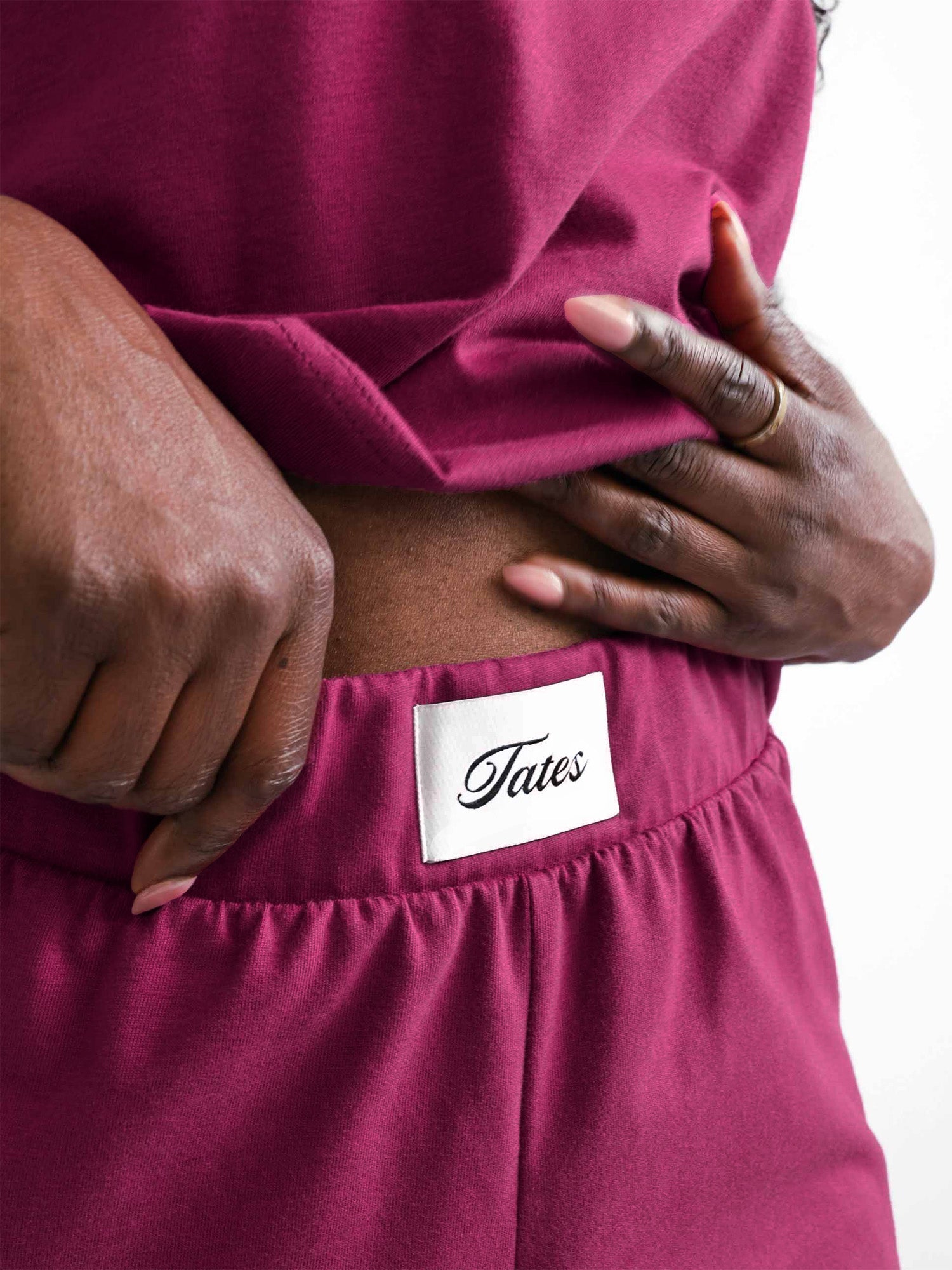 Wide Leg Hose – Berry