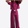Wide Leg Hose – Berry