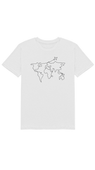 T-Shirt (Oversized) mit "Worldline" Motiv